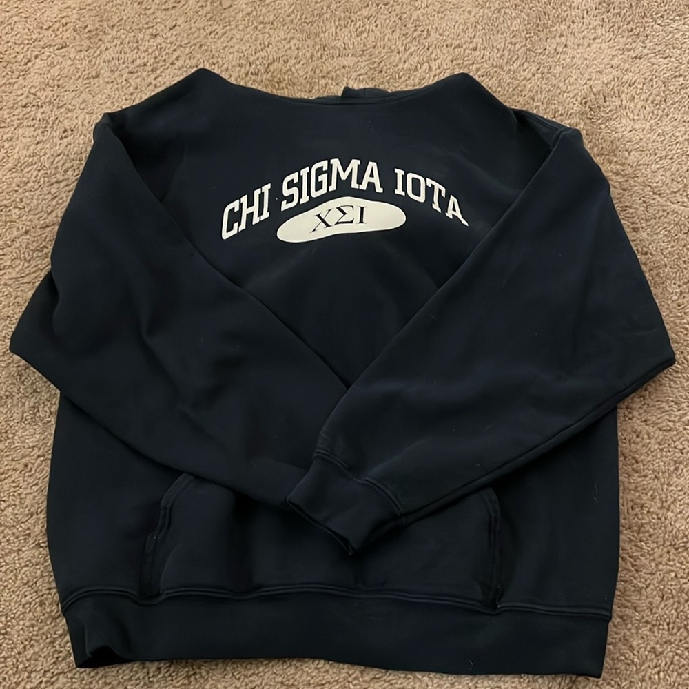 Navy blue vintage Chi Sigma Iota hoodie